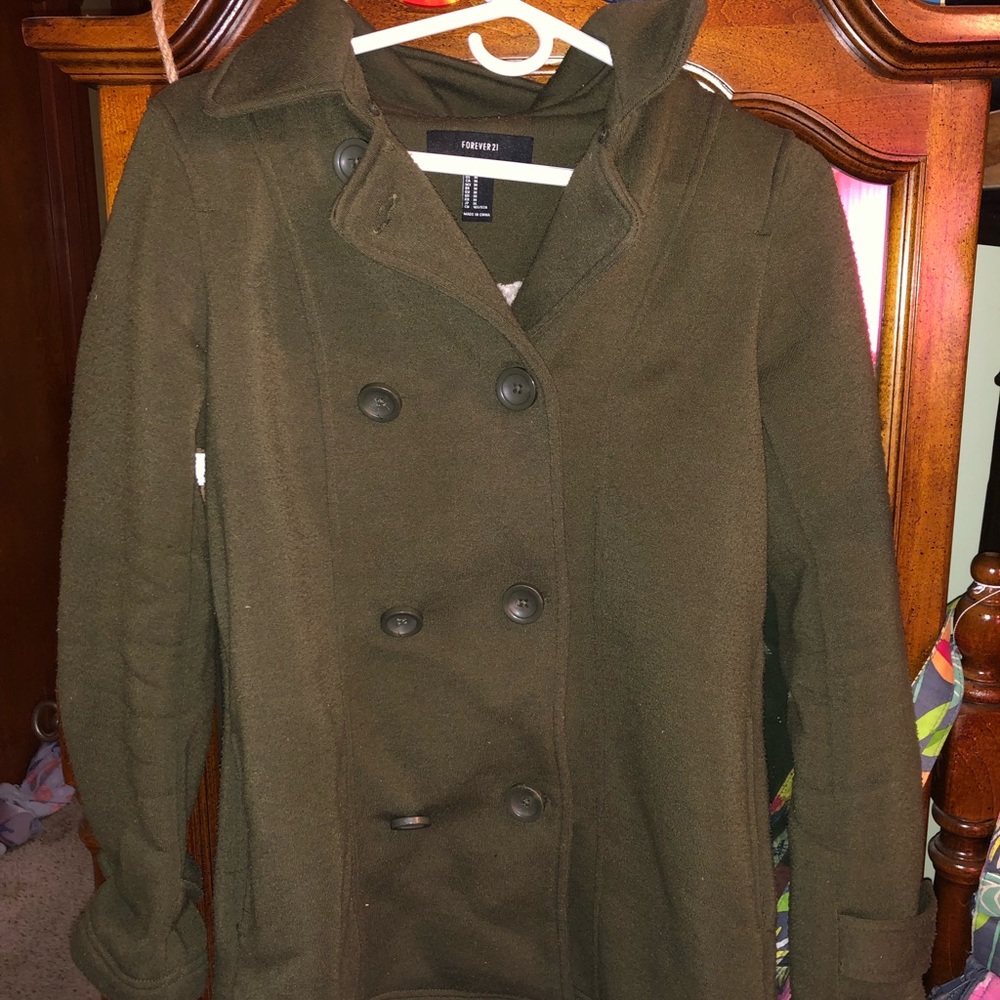 Green Pea Coat Winter